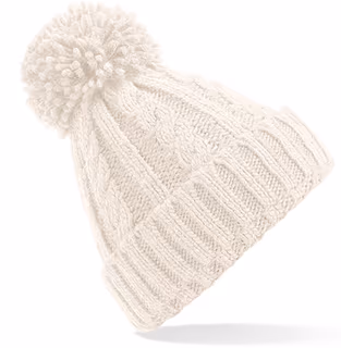 Cable Knit Melange Beanie