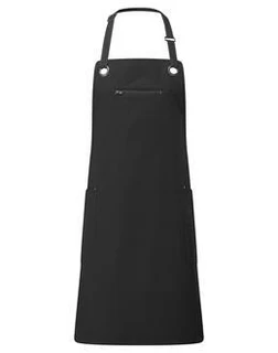 Barley Contrast Stitch Bib Apron